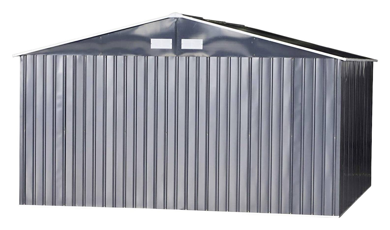 Outsunny Gartenschrank grau Stahl B/H/T: ca. 340x200x382 cm