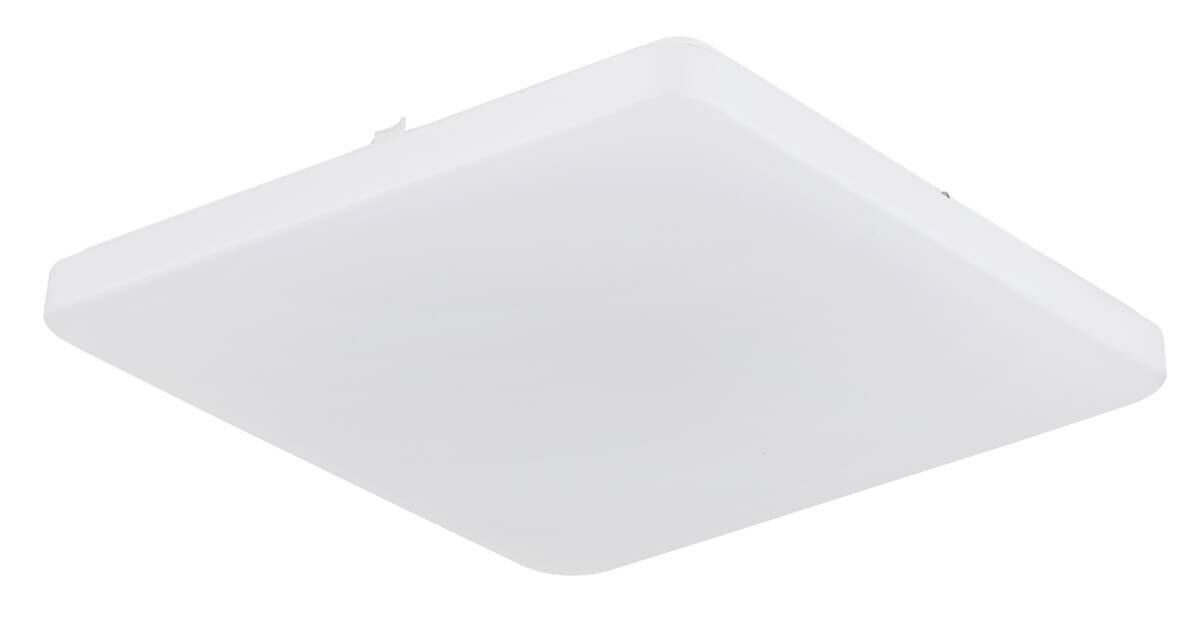 GLOBO LED-Deckenleuchte Opal weiß Acryl Metall B/H/L: ca. 41x6x41 cm 1 Brennstellen