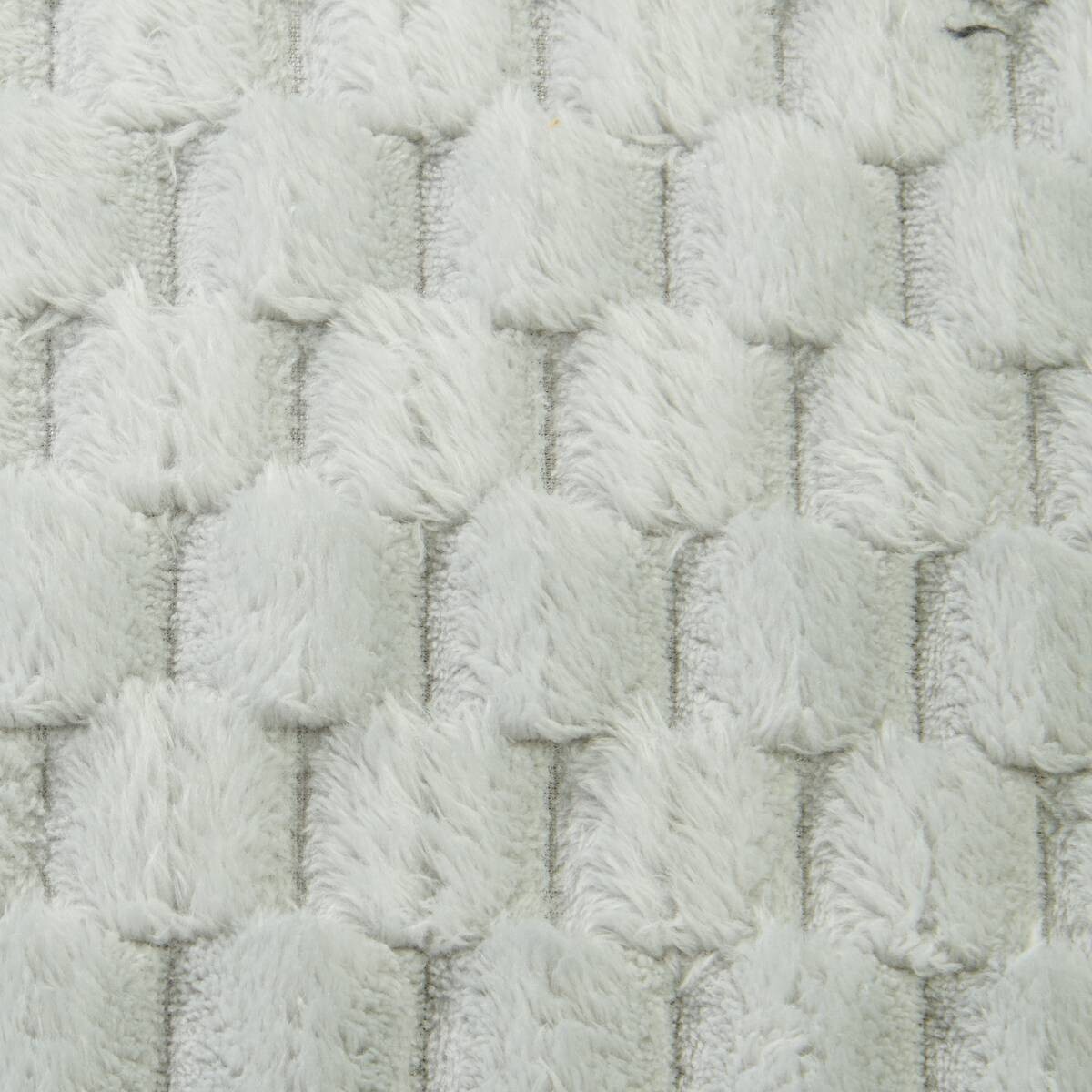 POCOline Dekokissen Wabe silber 100% Polyester B/L: ca. 45x45 cm