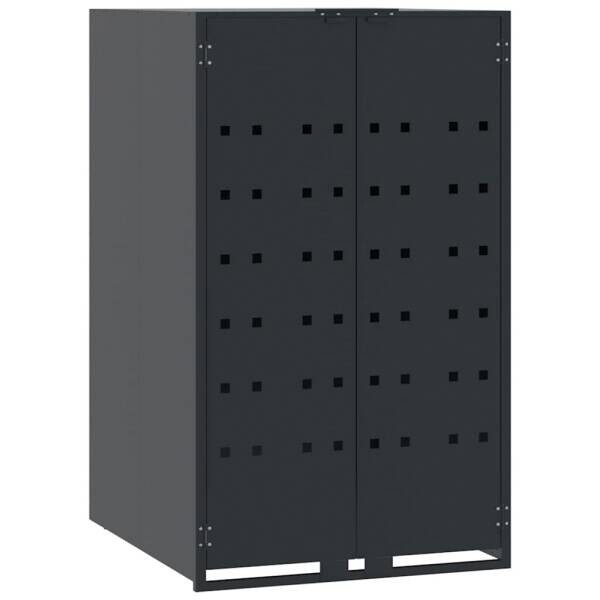vidaXL Mülltonnenbox anthrazit