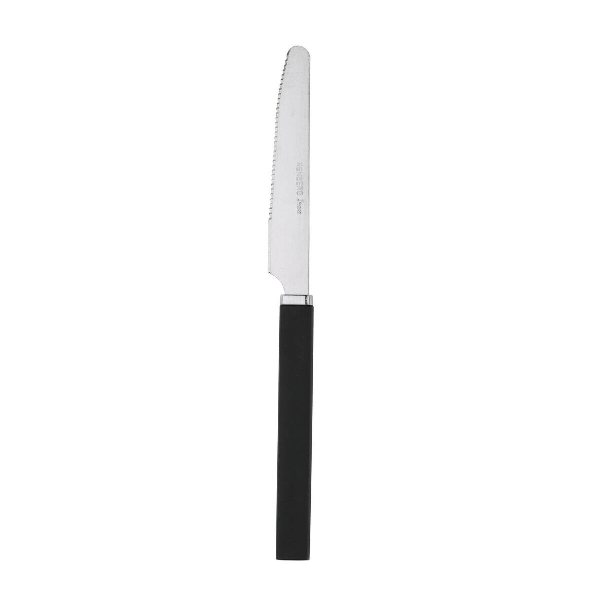 RENBERG Besteckset FUNNY BLACK schwarz Edelstahl 24 tlg.