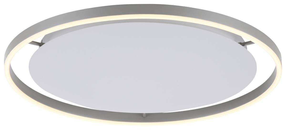 Just Light LED-Deckenleuchte RITUS 15392-95 weiß Alu Metall H/D: ca. 5,3x58,5 cm 1 Brennstellen