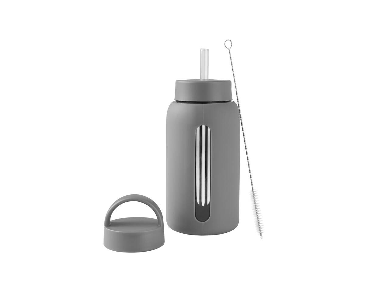 Isolierflasche grau Kunststoff