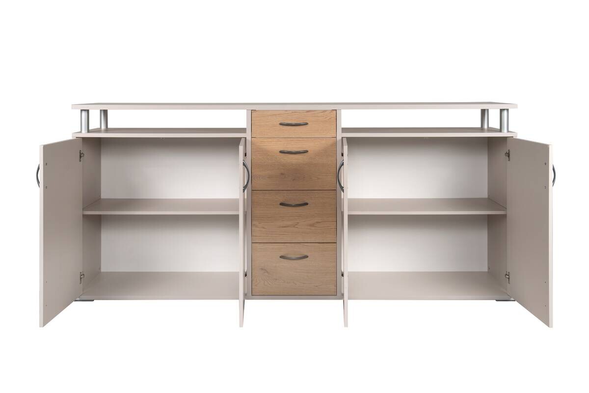 Sideboard Maximo Kaschmir Rivera Eiche Nachbildung B/H/T: ca. 208x94x38 cm