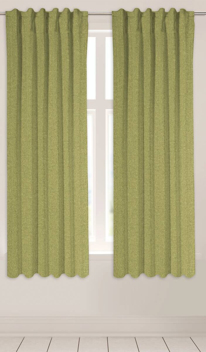 POCOline Kombivorhang Ulrich grün B/L: ca. 135x175 cm