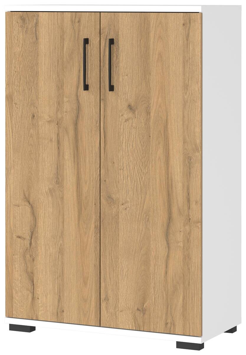 Aktenschrank 4247-559 Eiche Grand-Son Nachbildung weiß B/H/T: ca. 80x123x40 cm