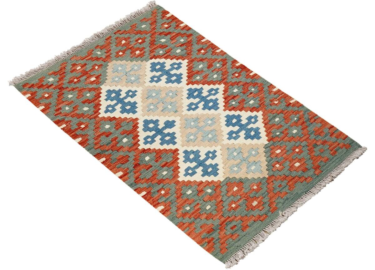 PersaTepp Teppich Kelim Gashgai bunt B/H/L: ca. 87x1x123 cm