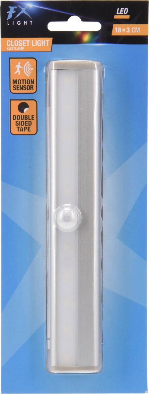 LED-Lichtleiste silber Aluminium B/L: ca. 3x18,5 cm