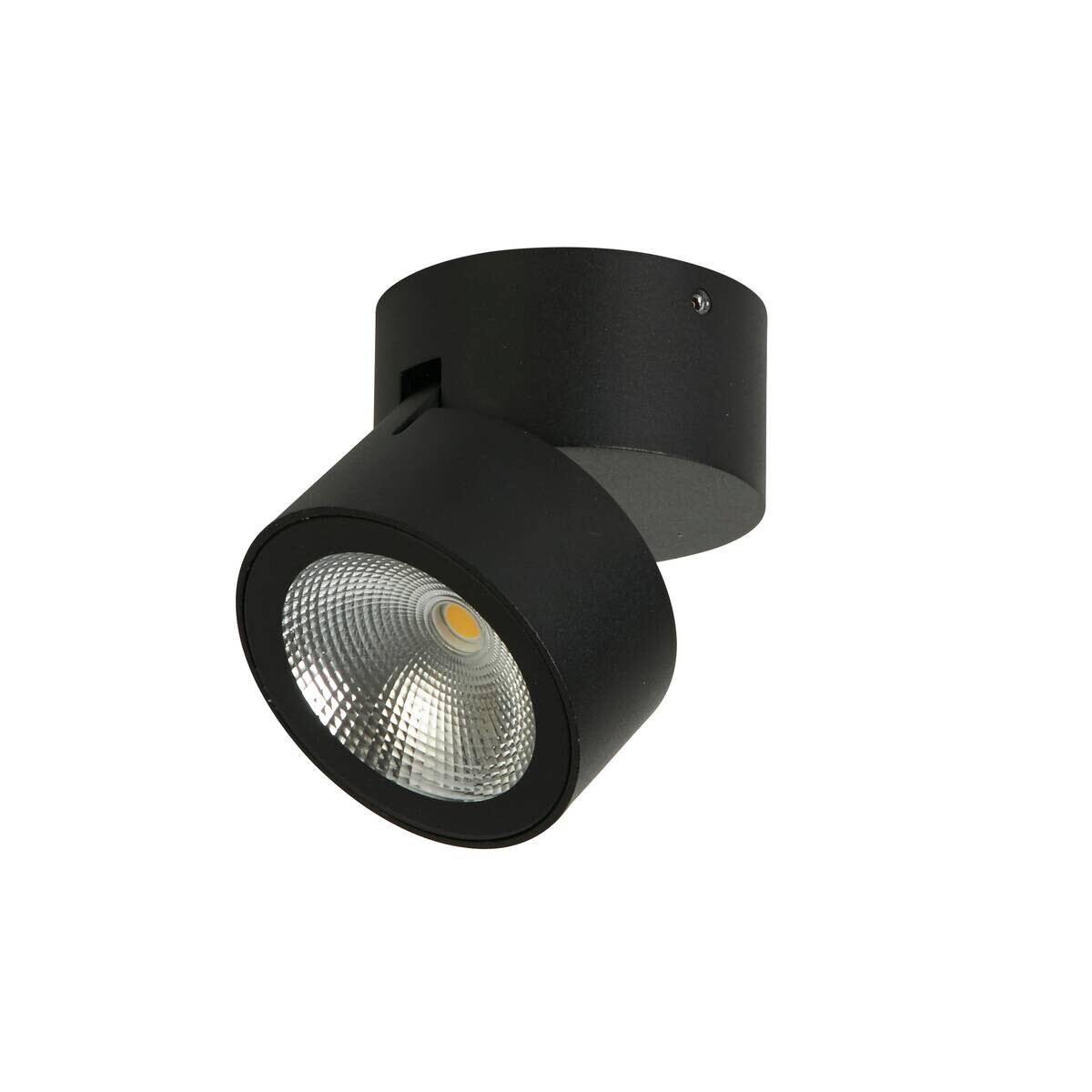 LED-Wandleuche schwarz klar B/H/L: ca. 9x9x9 cm
