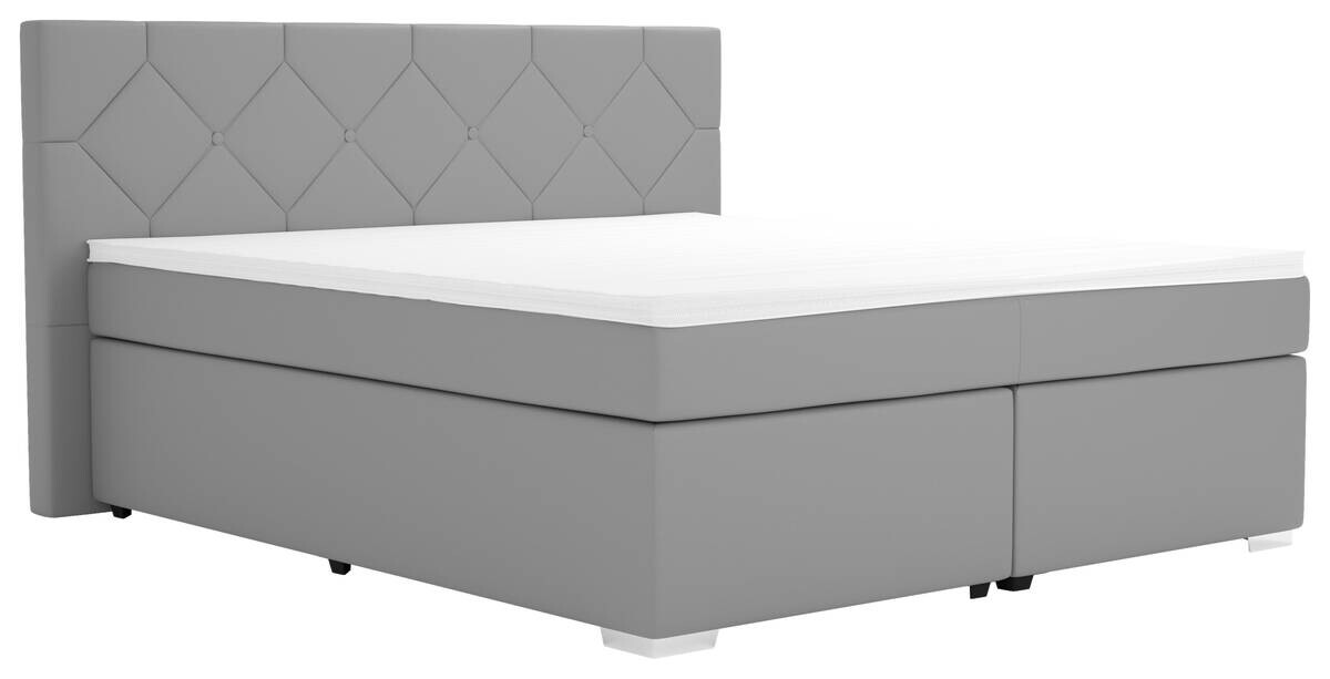 Boxspringbett Wien grau Liegefläche B/L: ca. 180x200 cm