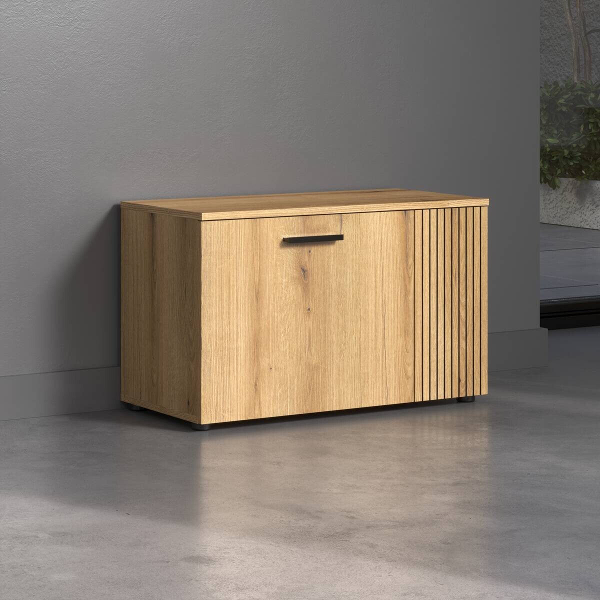 Schuhbank Pure Bliss Eiche Evoke Oak Nachbildung B/H/T: ca. 80x49x36 cm