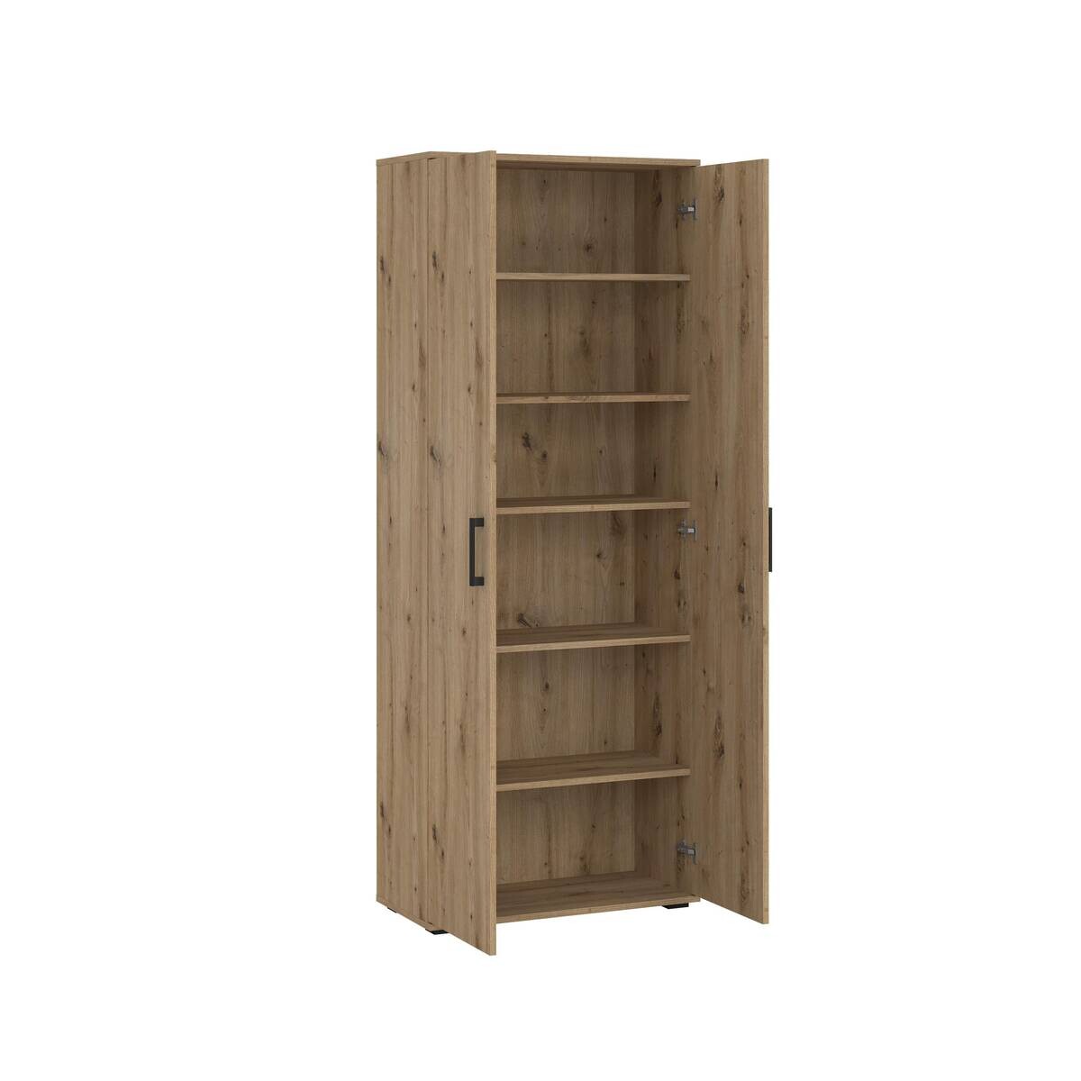 Mehrzweckschrank Mara Eiche Artisan Nachbildung B/H/T: ca. 70x179x33,5 cm