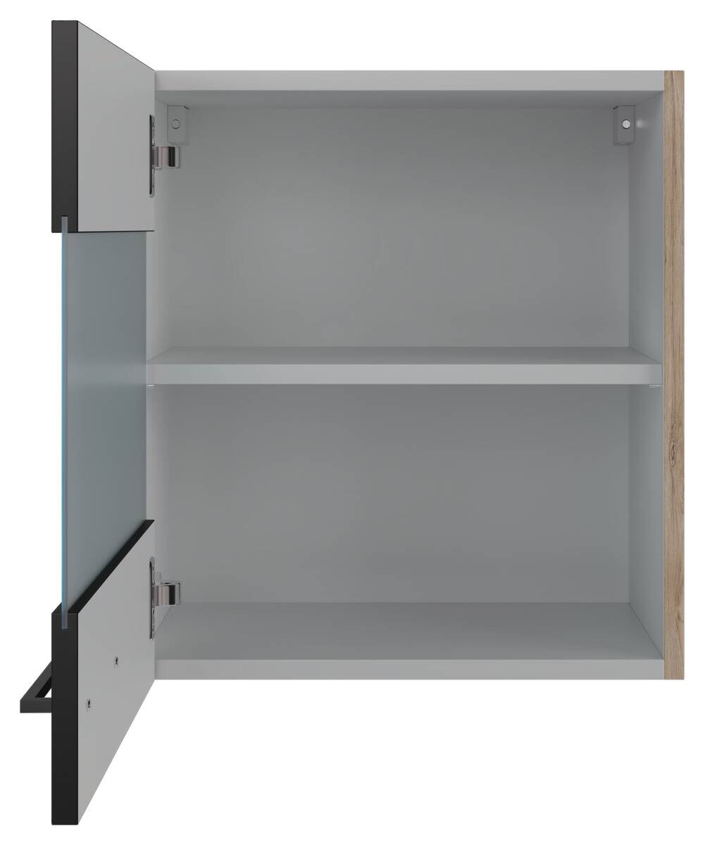 Hängeschrank Capri schwarz matt B/H/T: ca. 50x54,8x32 cm