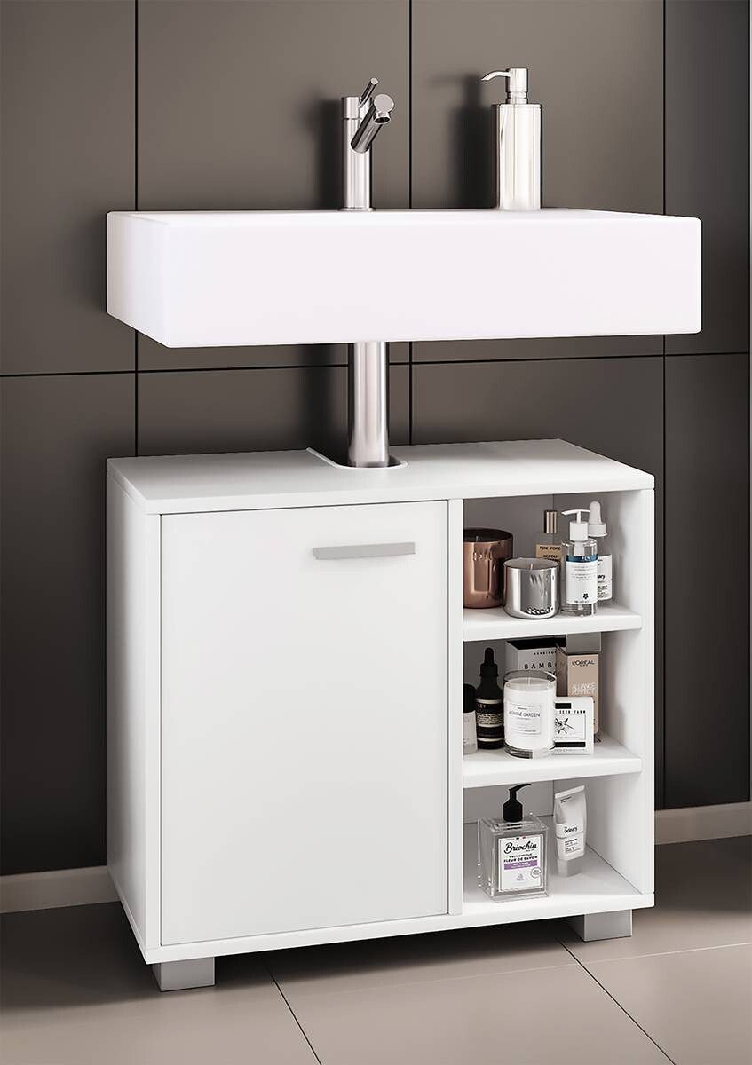 Waschbeckenunterschrank Zalo weiß B/H/T: ca. 60x55x30 cm
