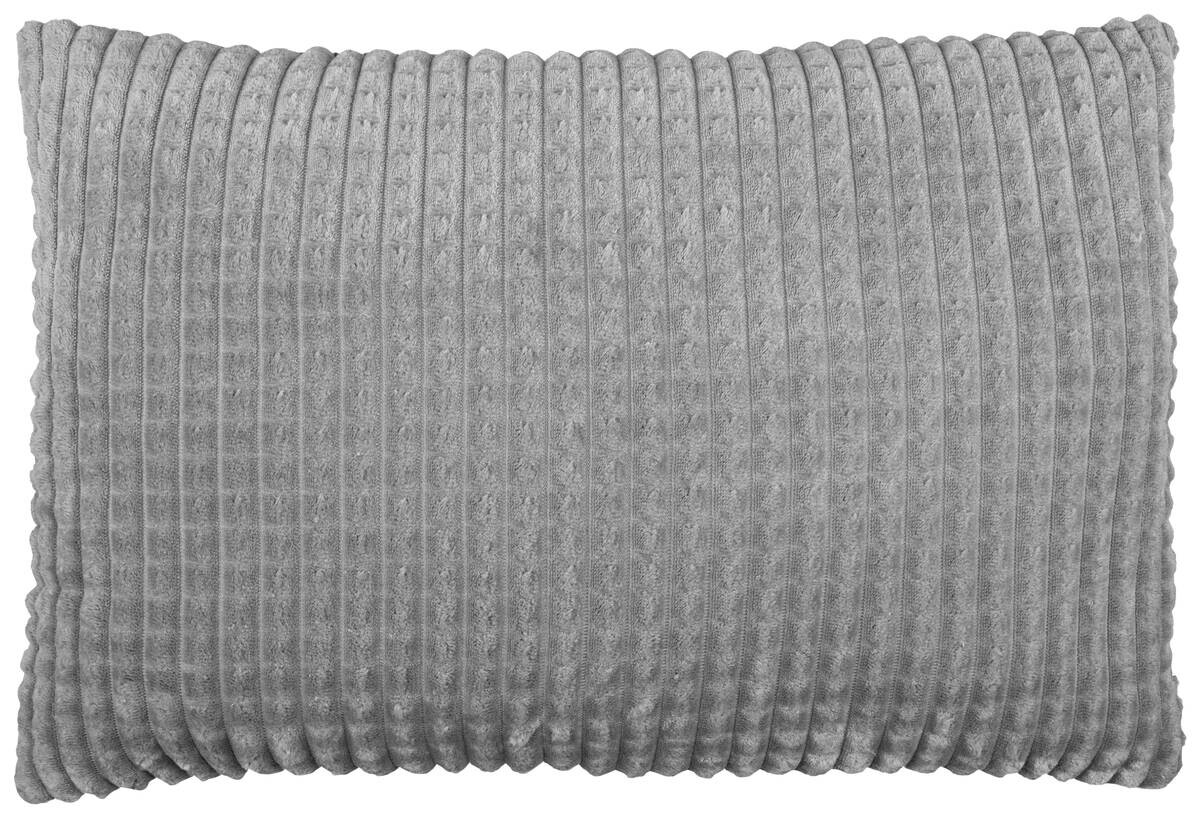 Dekokissen silber 100% Polyester B/L: ca. 60x40 cm