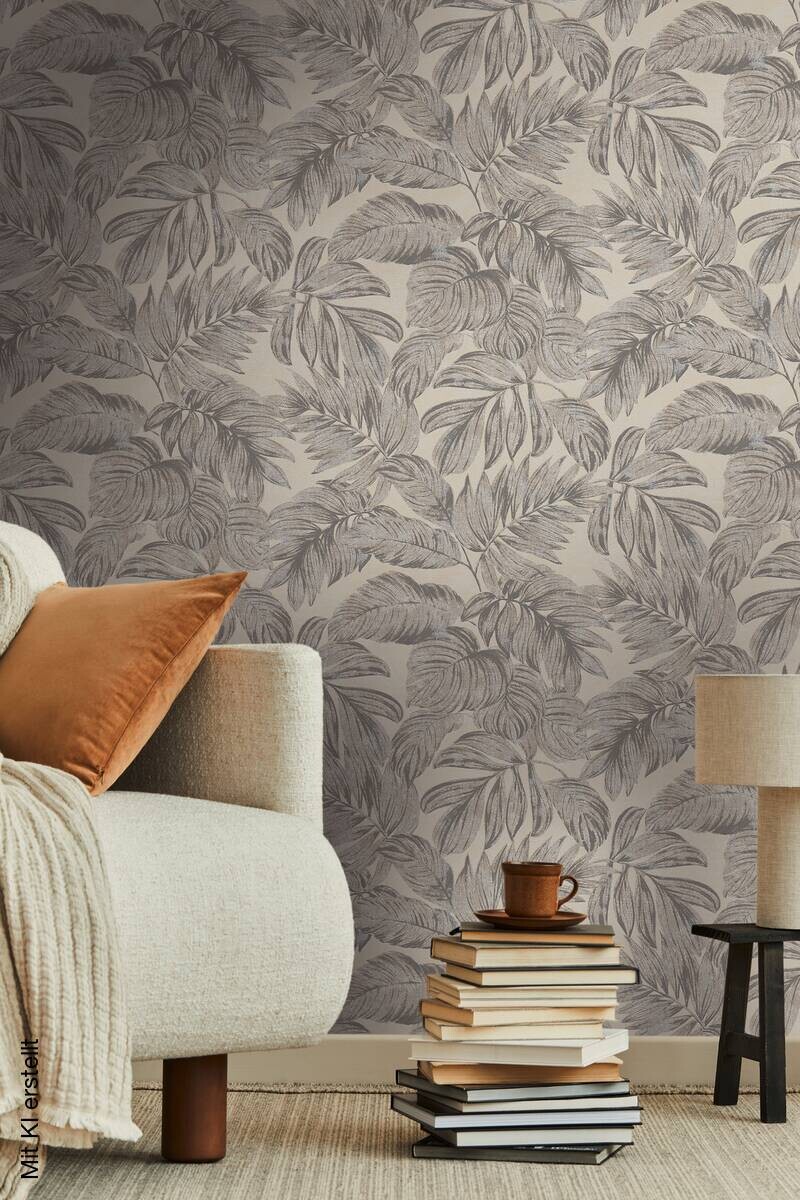 A.S.Creation Vliestapete beige grau B/H/D: ca. 53x1005x10 cm