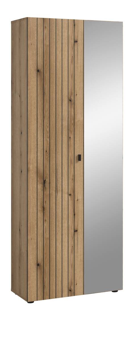 Garderobenschrank STATION Evoke Oak Nachbildung B/H/T: ca. 70x192x37 cm