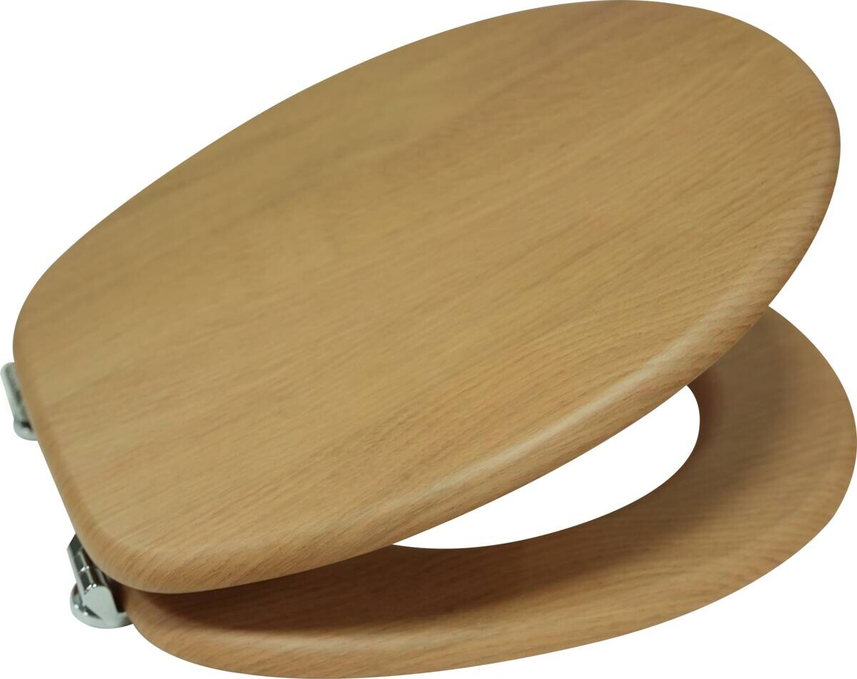 POCOline WC-Sitz Holzoptik MDF