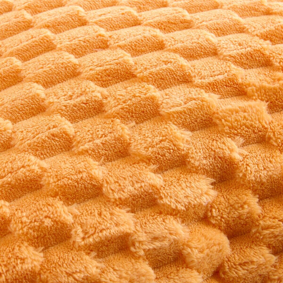 Dekokissen Wabe orange Polyester B/L: ca. 45x45 cm