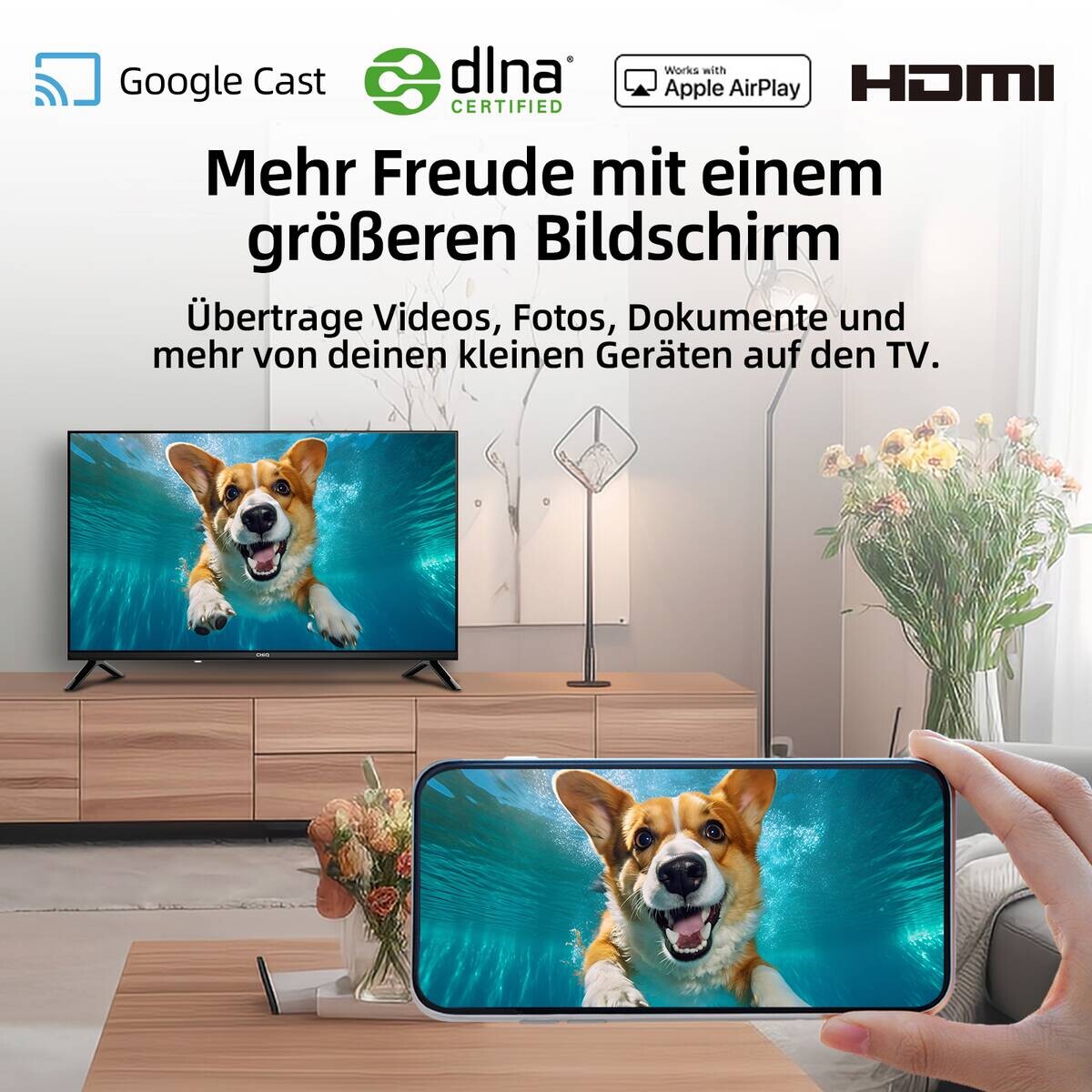 CHiQ LED-Fernseher L32FM10V B/H: ca. 72x45 cm