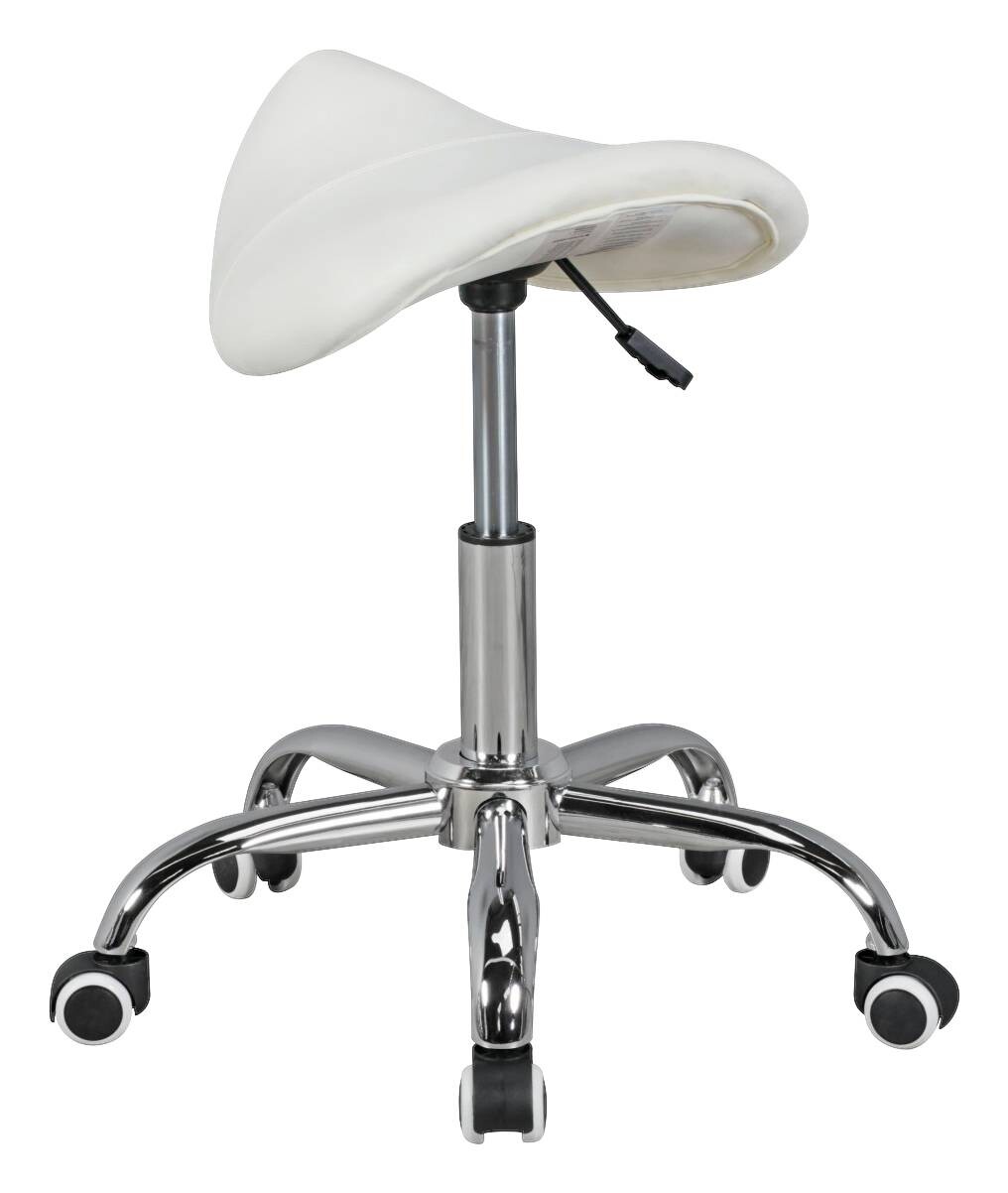 Hocker weiß Kunstleder