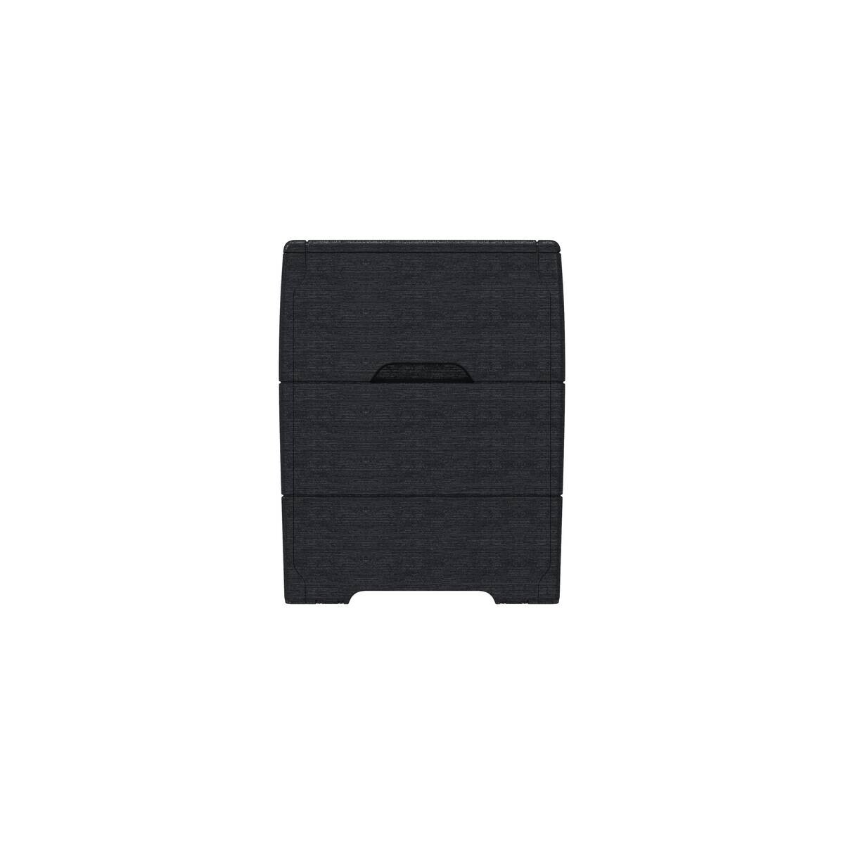 VCM Aufbewahrungsbox Durabox grau Kunststoff B/H/L: ca. 117x56x45 cm