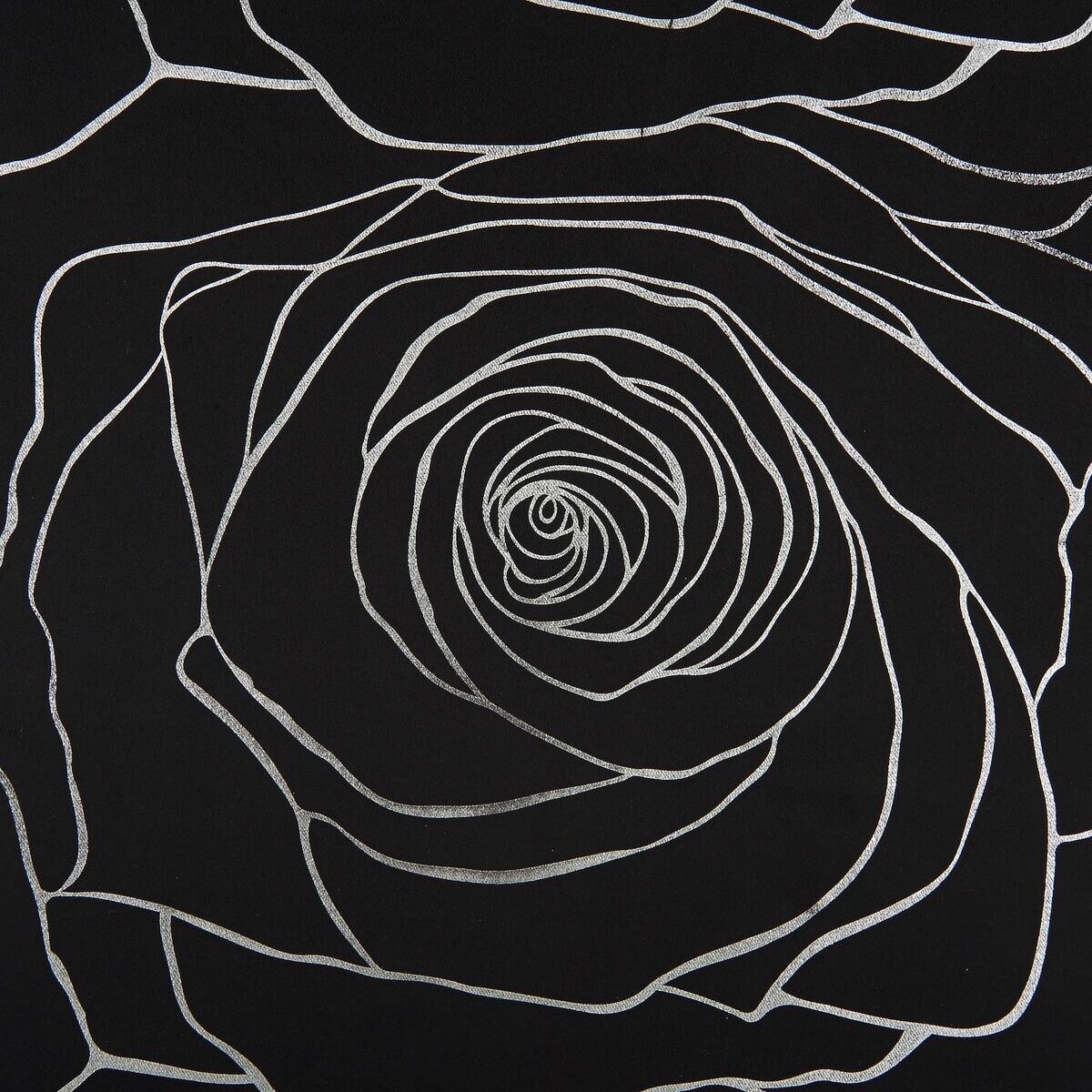 Home Essential Verdunklungsvorhang Roses schwarz 100% Polyester B/L: ca. 140x245 cm
