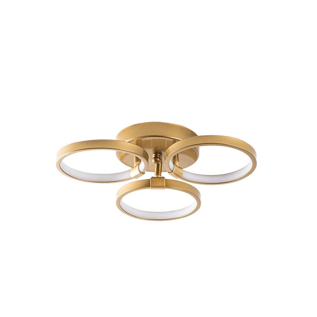 Opviq Deckenleuchte gold Metall B/H/T/L: ca. 37x9x32x37 cm