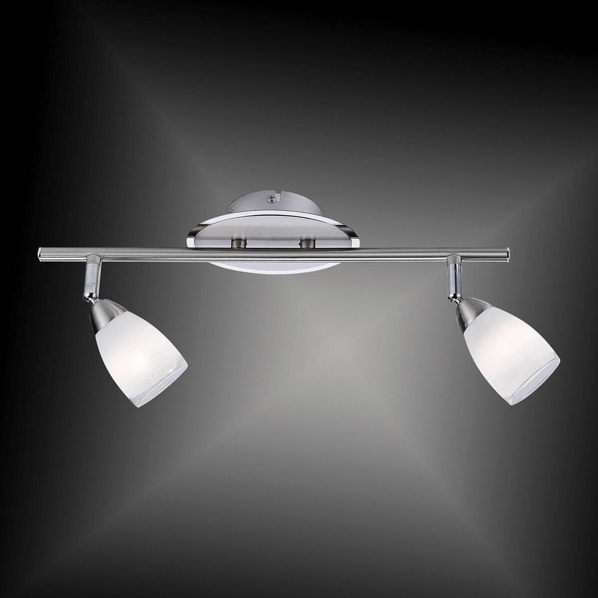 Just Light LED-Deckenleuchte Vino weiß Stahl B/H/L: ca. 20x18x51 cm G9 2 Brennstellen