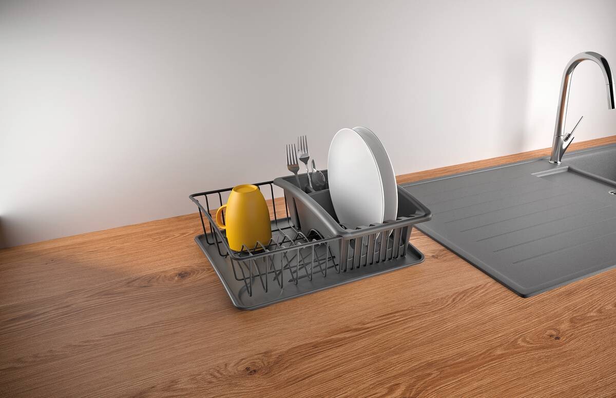 Metaltex Spülkorb Aquatex Plus Lava mattschwarz Metall