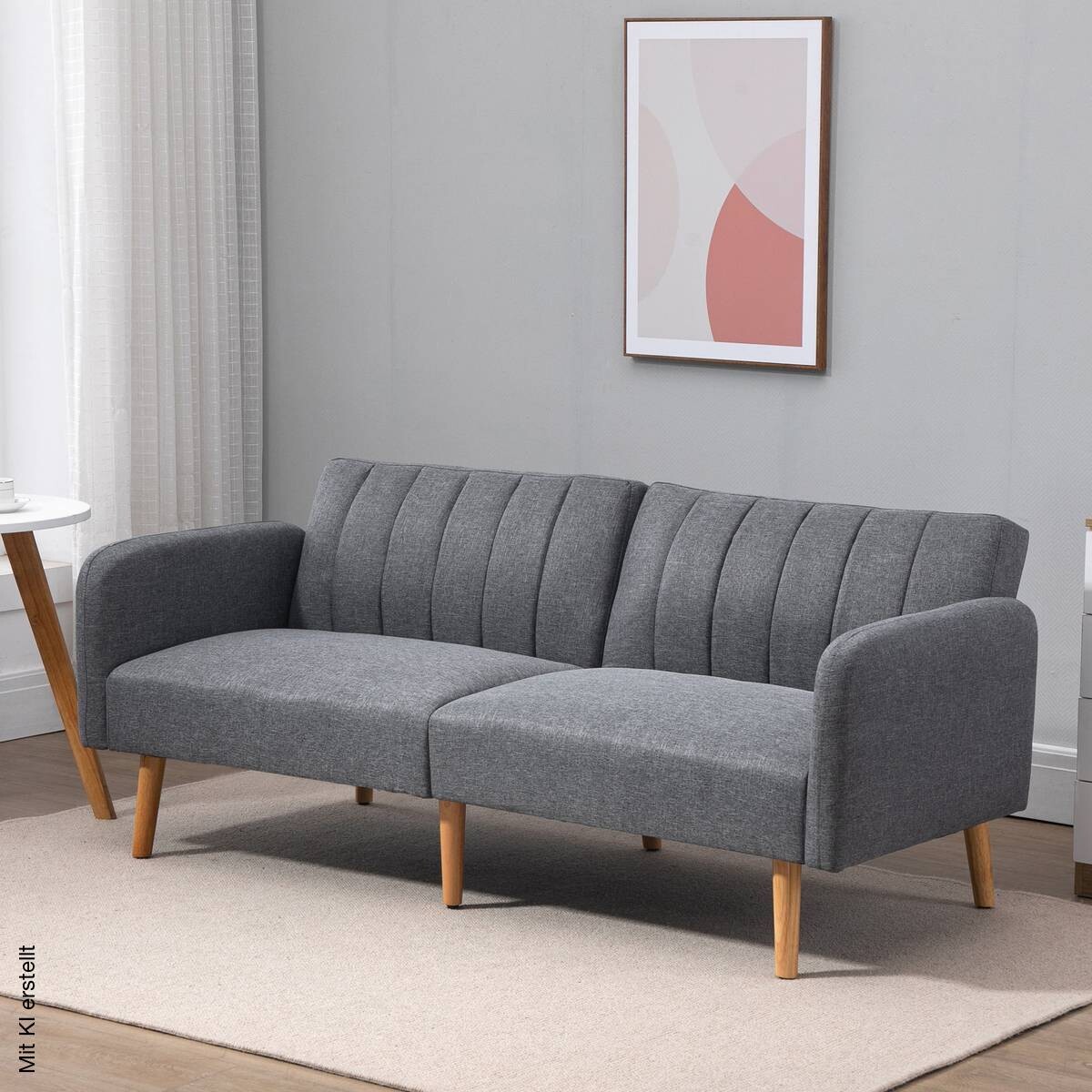 Schlafsofa 839-214GY grau B/H/T: ca. 173x73x75 cm