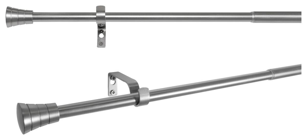 ondeco Stilgarnituren habito_rillmino Edelstahloptik Metall ausziehbar von ca. 120 bis 210 cm 1.0 Läufe