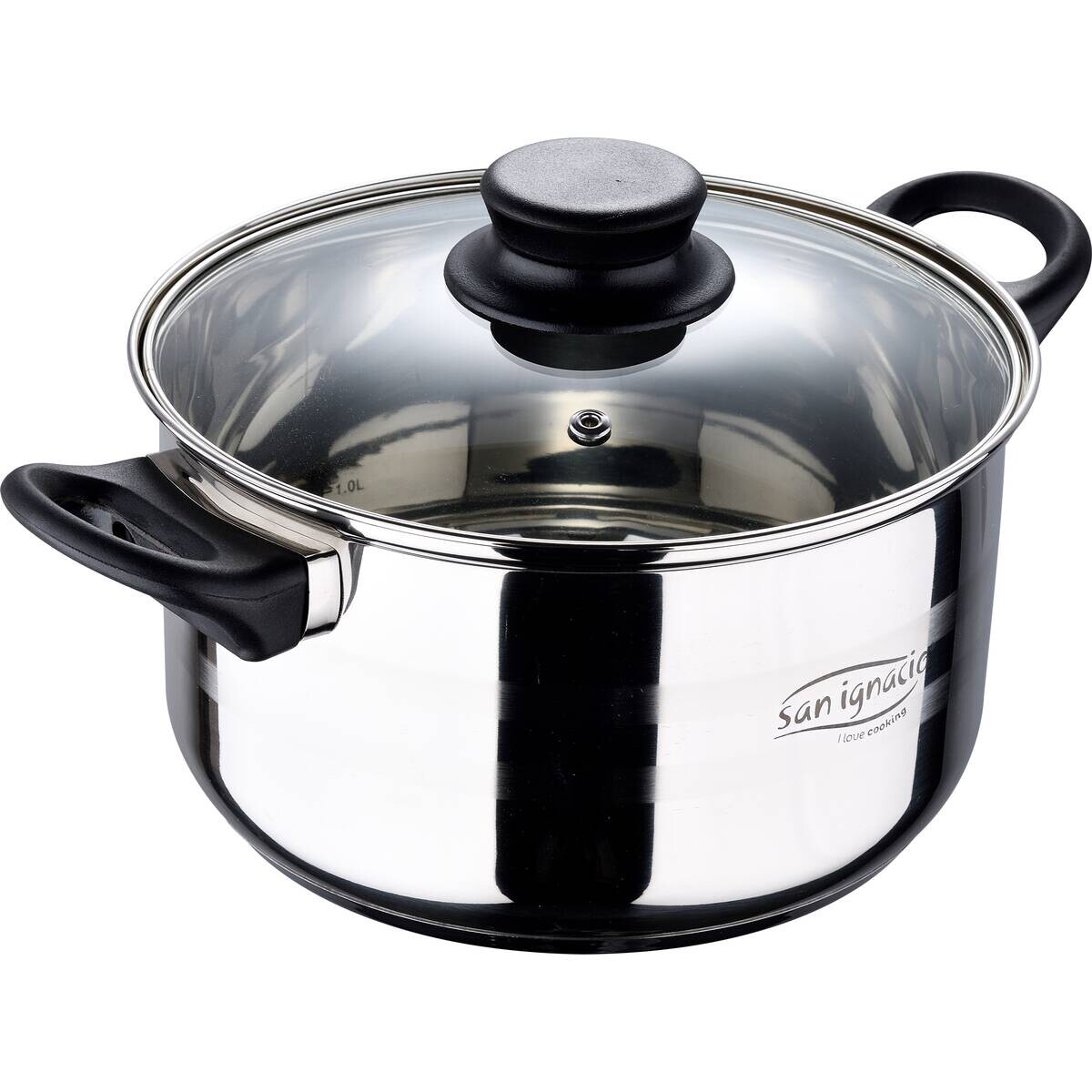 SAN IGNACIO Topfset TOLEDO silber Edelstahl 8 tlg.