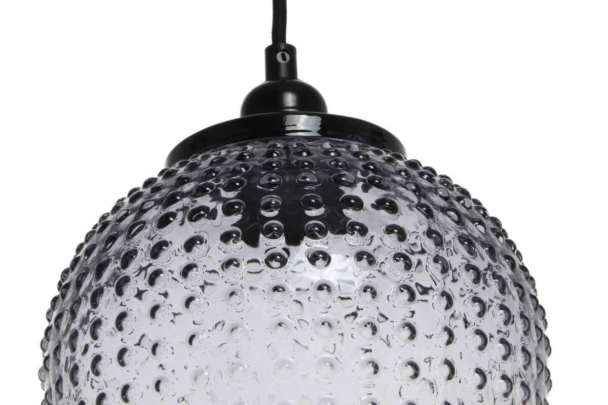 Kayoom Pendelleuchte Riva grau Glas B/H/L: ca. 18x27x18 cm E27 1 Brennstellen
