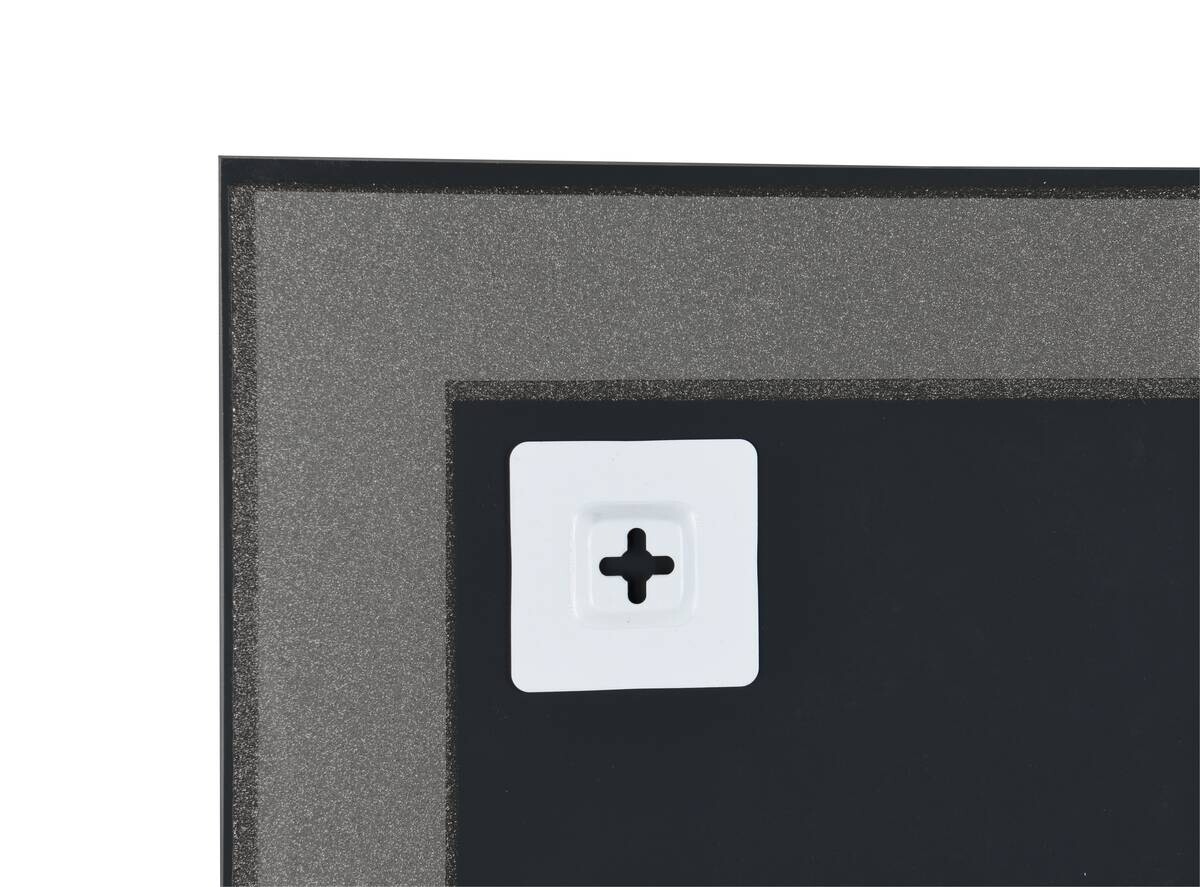 Digitaldruckspiegel Alina schwarz glitzernd B/H: ca. 50x140 cm