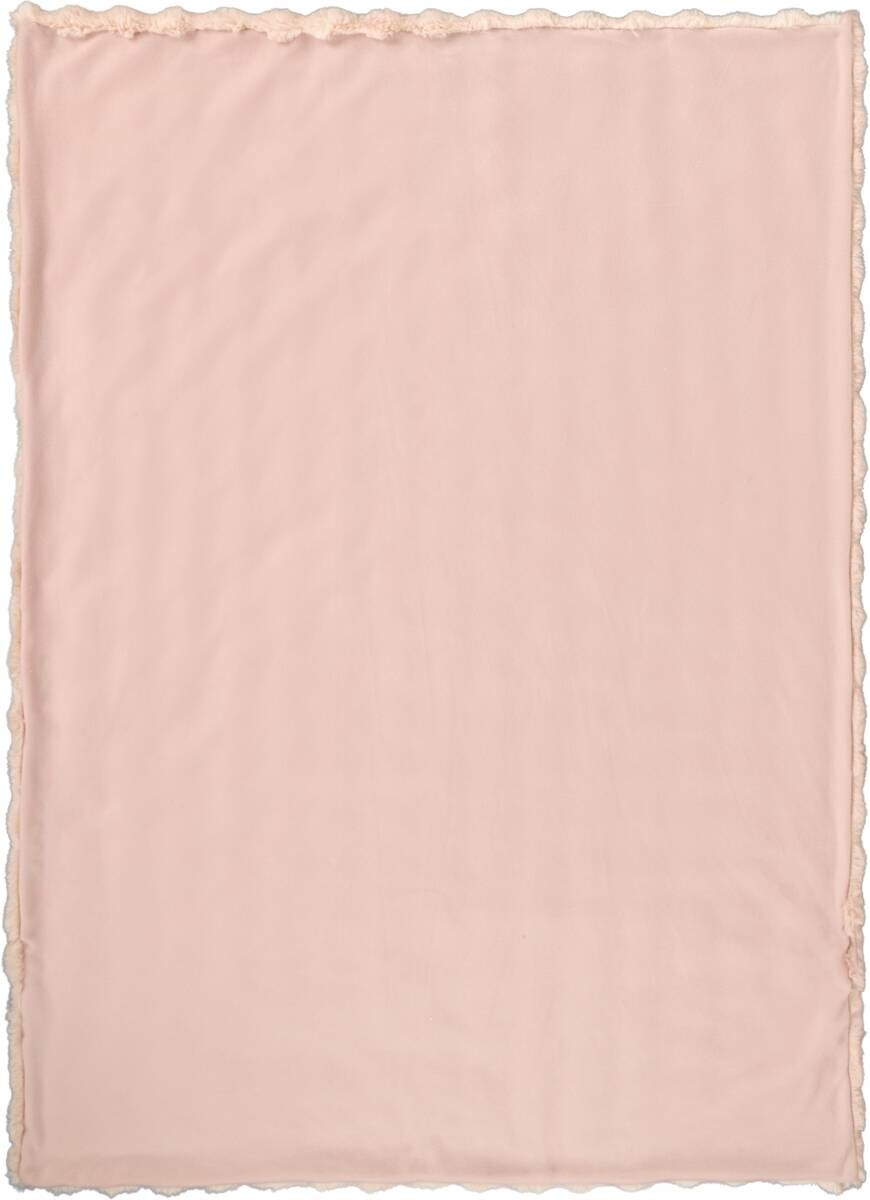 POCOline Wohndecke rosa 100% Polyester B/L: ca. 140x200 cm