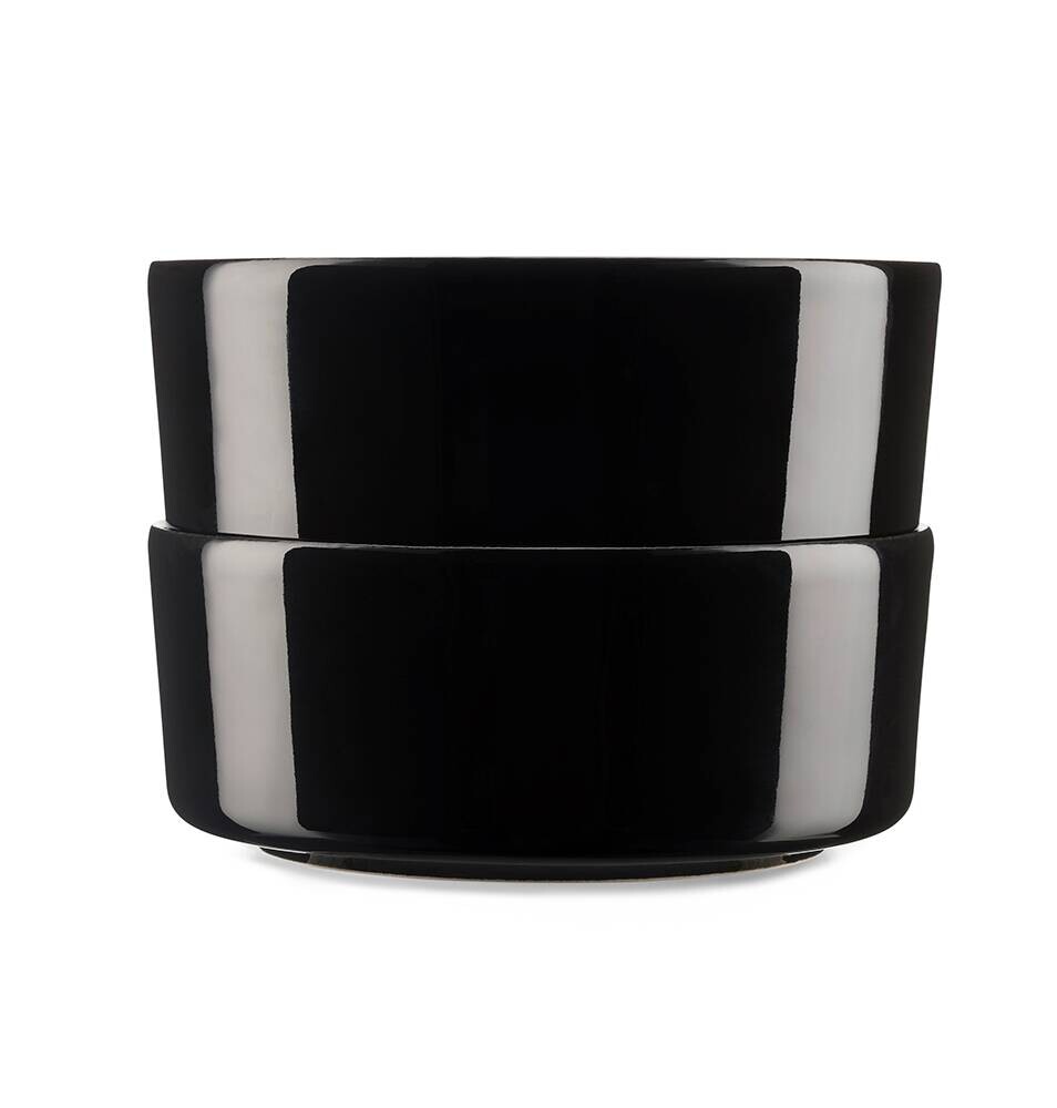 Berndorf Schüsselset schwarz Porzellan B/H/L: ca. 15x6,2x15 cm