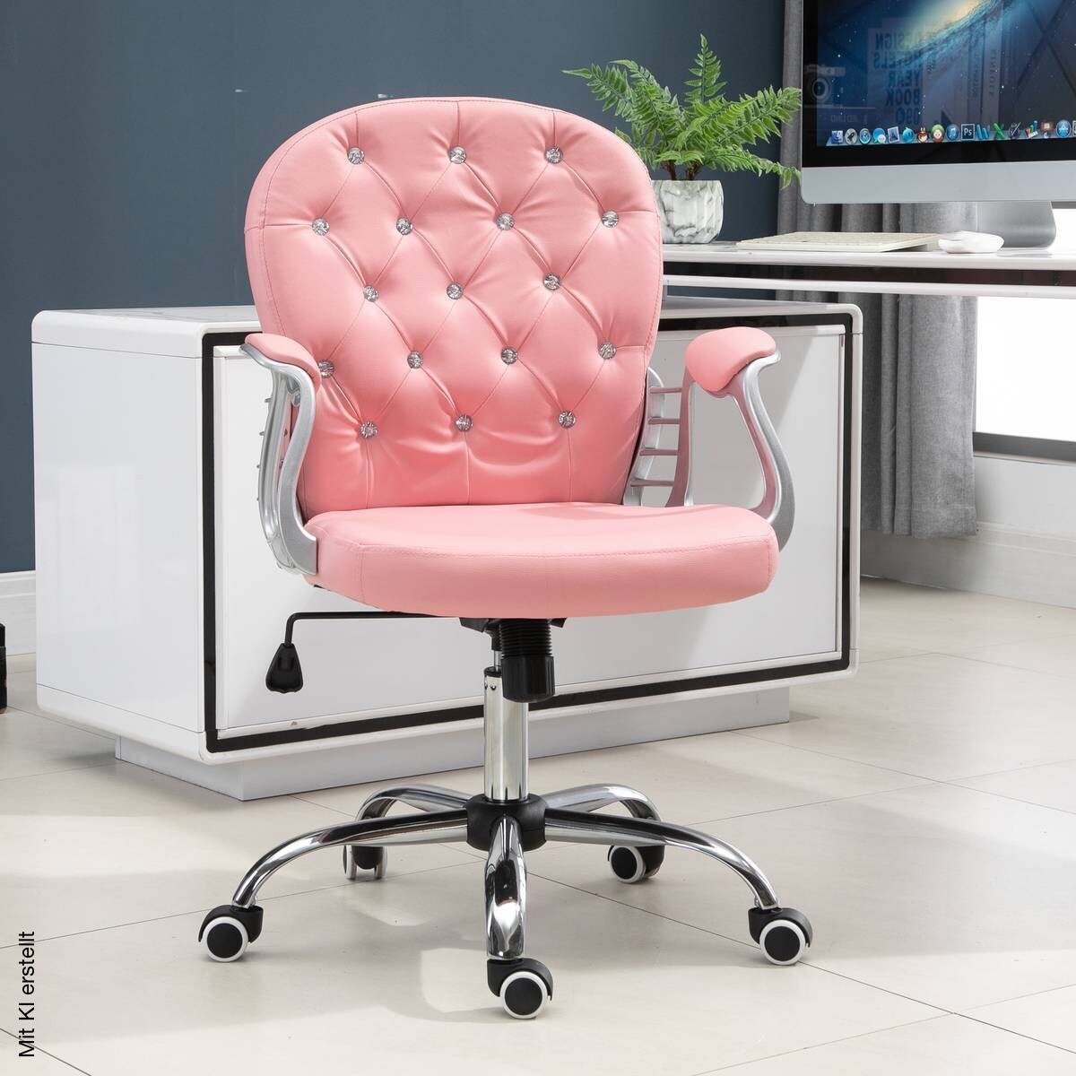 Drehstuhl 921-169V01PK rosa