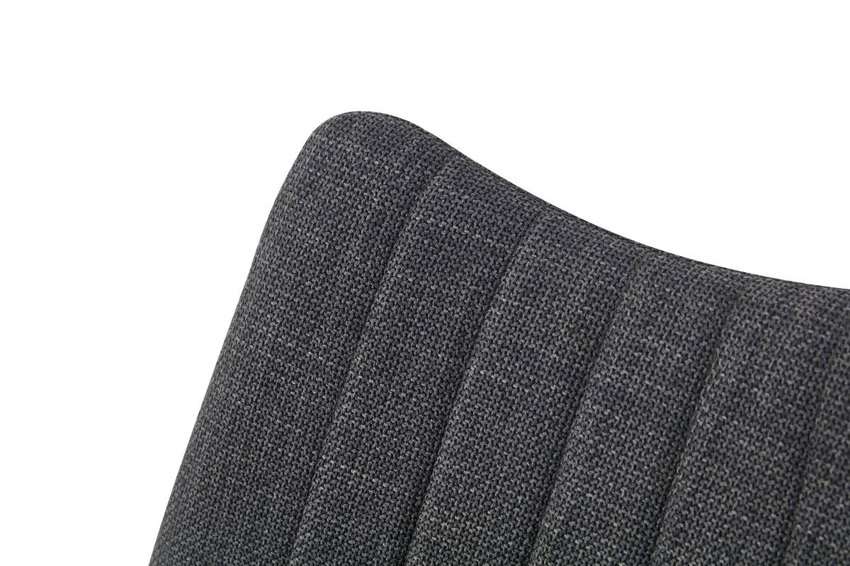 Stuhl LOTTA, 2er Set anthrazit Webstoff B/H/T: ca. 53x86x59 cm