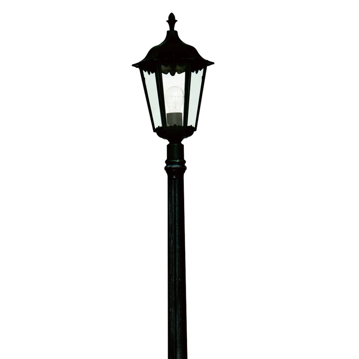 Außenleuchte klar schwarz B/H/L: ca. 23x183x23 cm