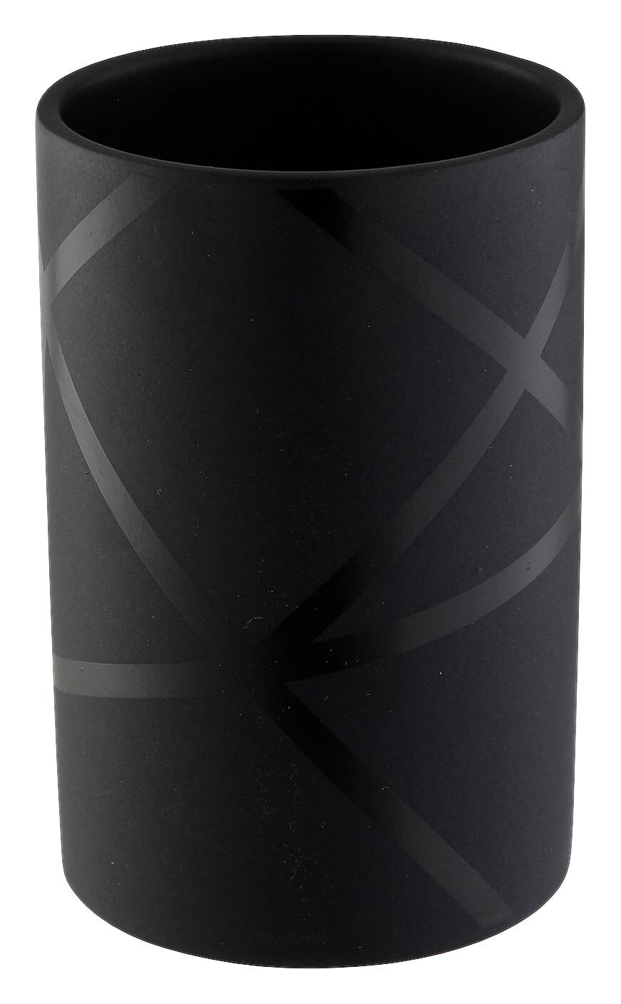 Axentia Zahnputzbecher Nero schwarz Steingut D: ca. 7 cm