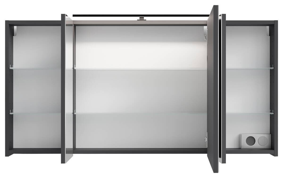 Spiegelschrank SPREE anthrazit B/H/T: ca. 120x60x15 cm