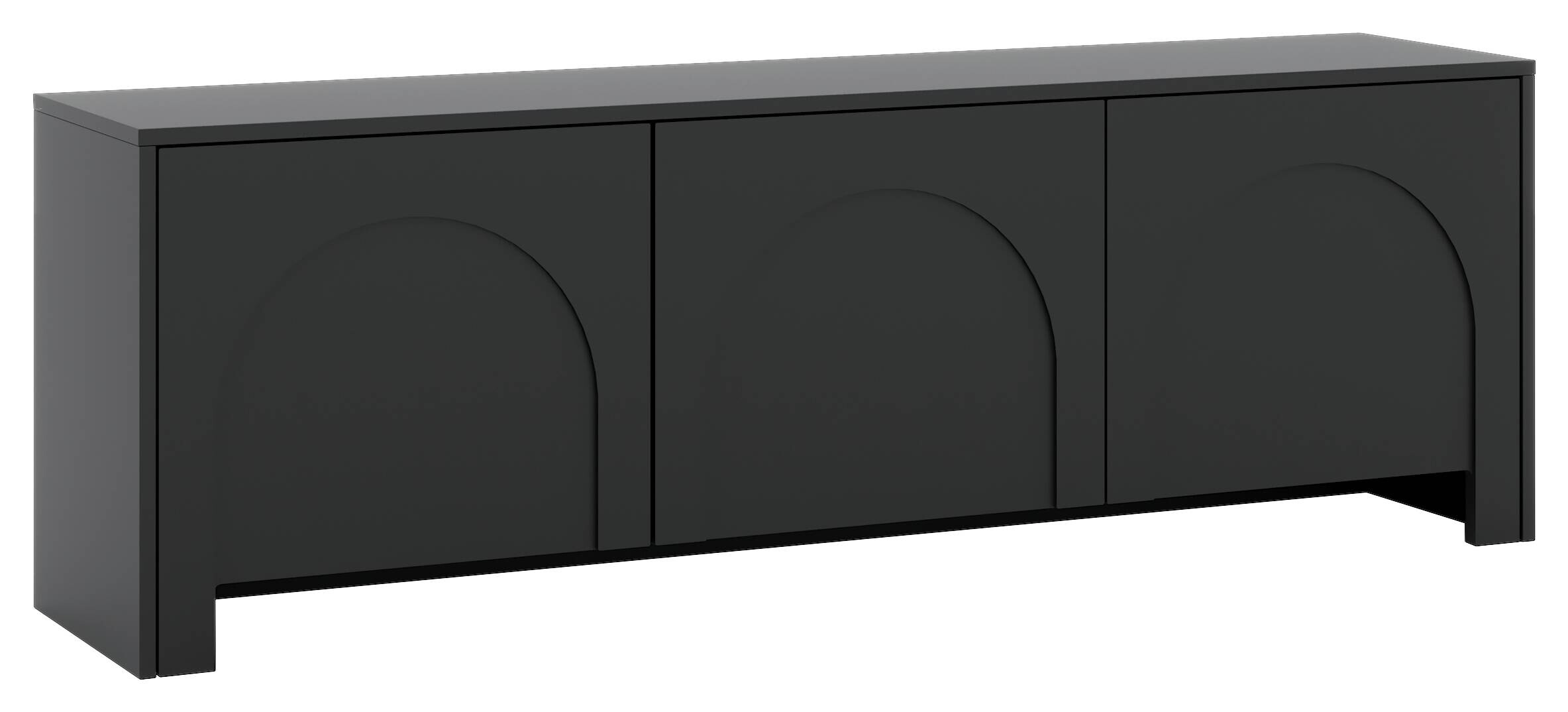 TV-Lowboard ARCO schwarz B/H/T: ca. 150x49x35 cm