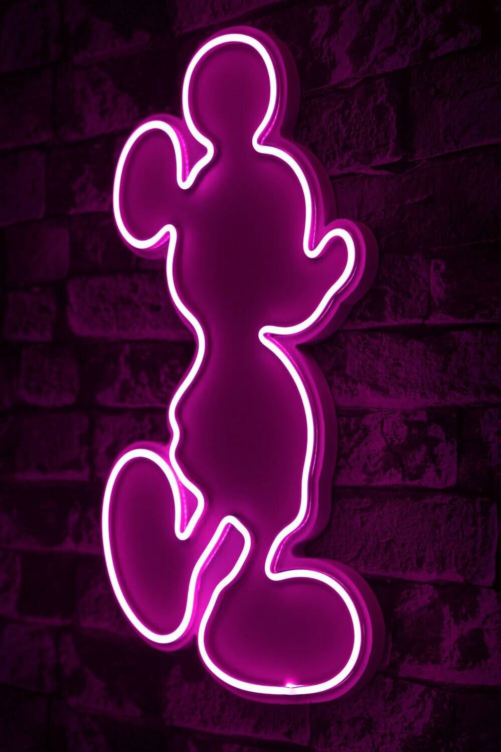 Opviq LED-Wandleuchte rosa PVC B/H/T/L: ca. 27x49x3x27 cm