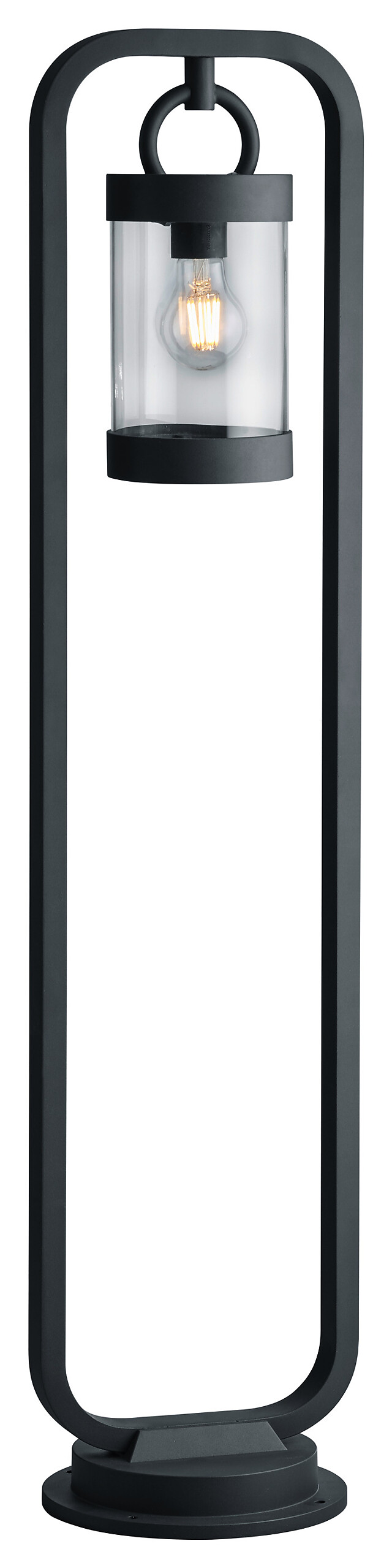 Außenleuchte 404160142 anthrazit klar Aluguss Glas B/H/T: ca. 23x100x21 cm