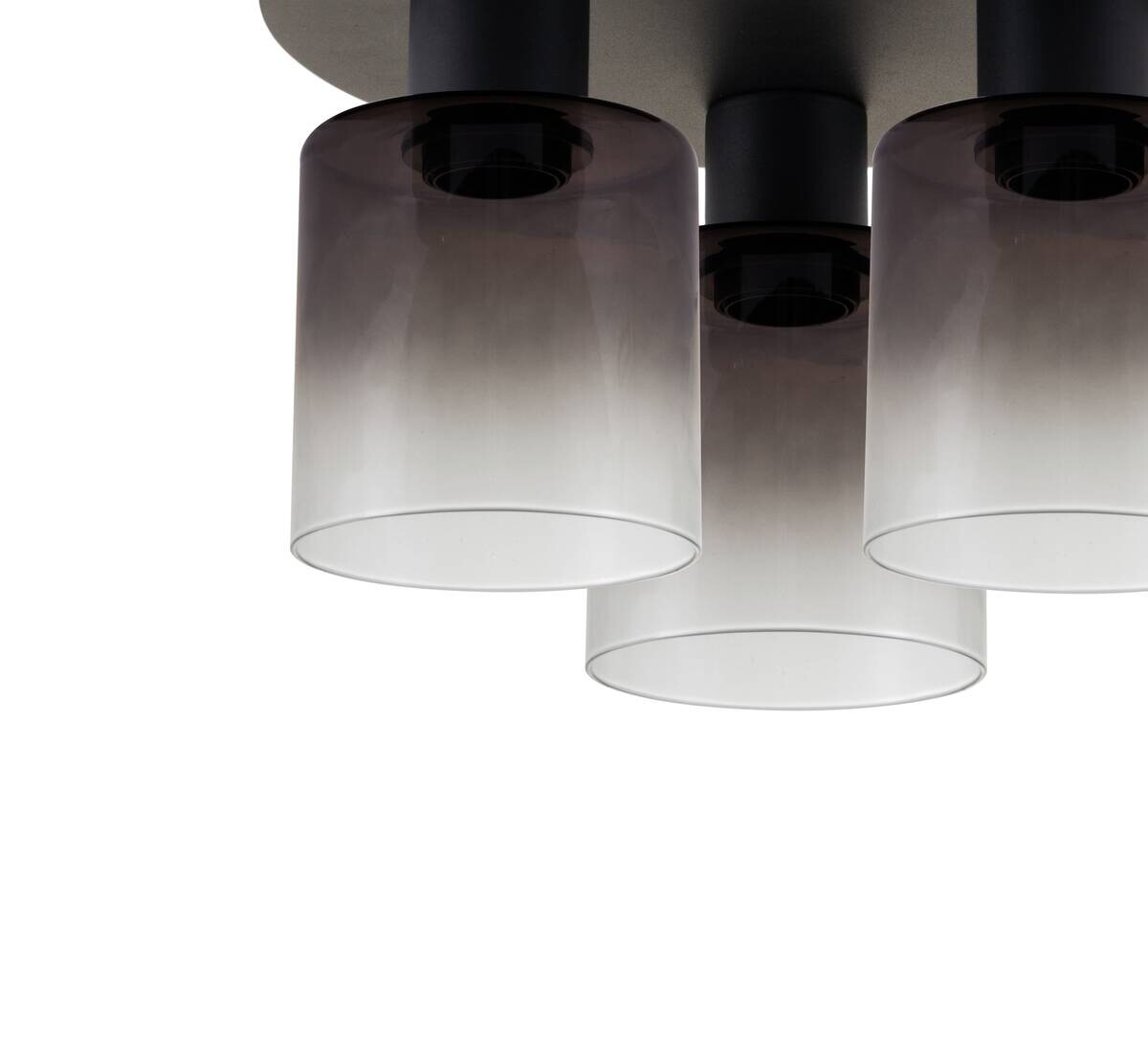 POCOline Deckenleuchte Azir schwarz Metall D: ca. 32 cm E27 3 Brennstellen