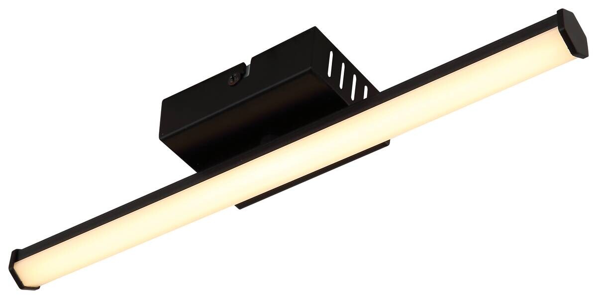 GLOBO LED-Deckenleuchte KIRINA 67342-6 schwarz Kunststoff B/H/L: ca. 7x5,6x34,2 cm 1 Brennstellen