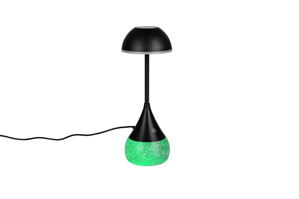 Reality LED-Tischleuchte Tembo schwarz Kunststoff B/L: ca. 11x28,3 cm