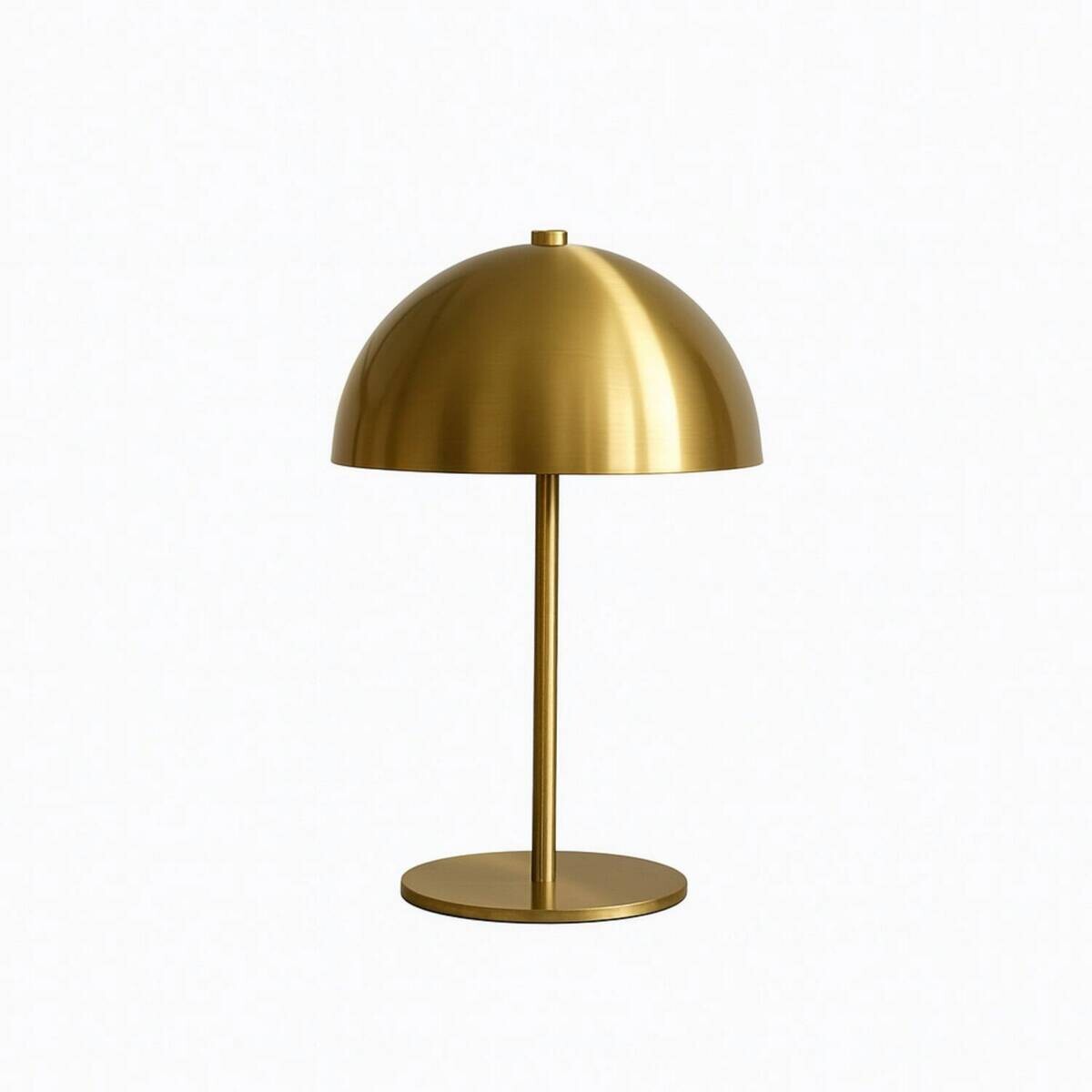 Tischleuchte gold Metall B/H/L/D: ca. 23x39x23x23 cm E27 1 Brennstellen