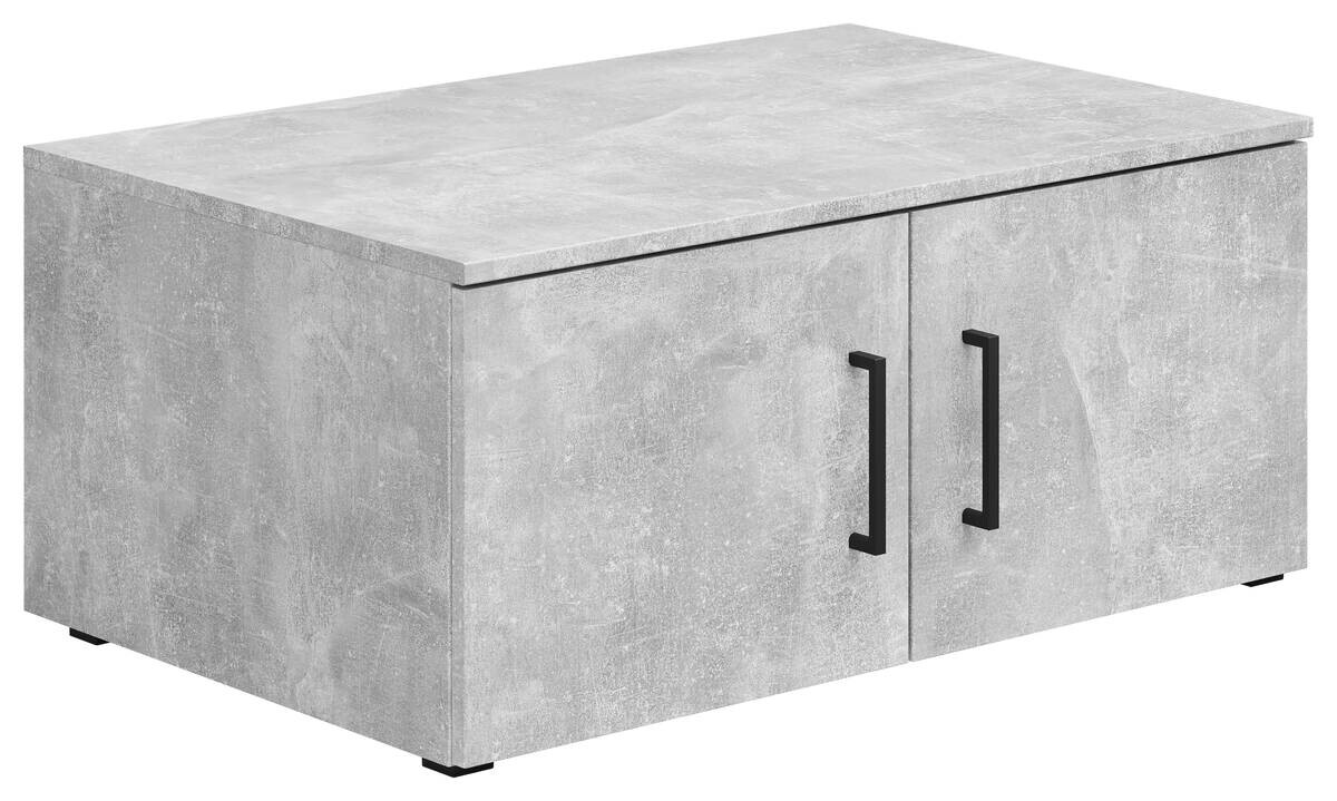 Aufsatz Multi-Stauraum Typ 50 Beton Optik B/H/T: ca. 80x35x52 cm